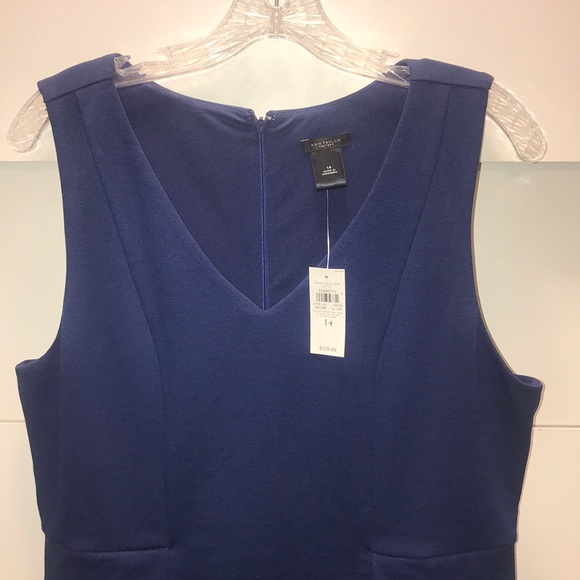 NWT Ann Taylor Professional Navy Dress. - Picture 2 of 5
